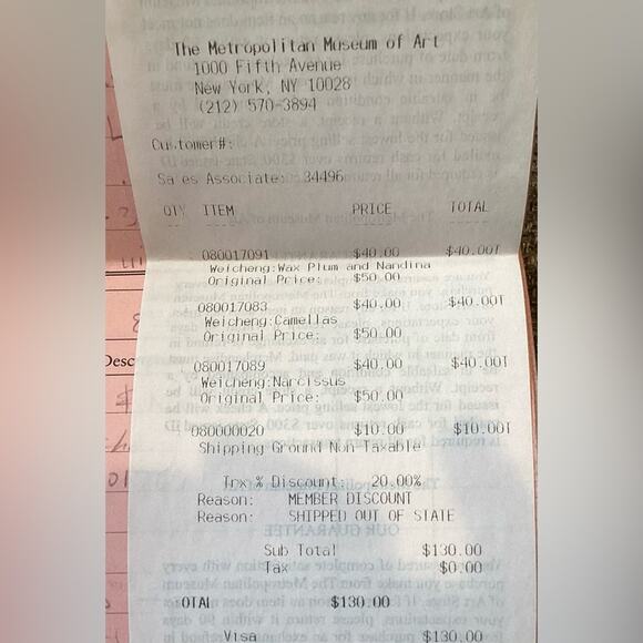 The Metropolitan Museum of Art Digital Reproductions (3) NWT 16” x 20” - Picture 4 of 6